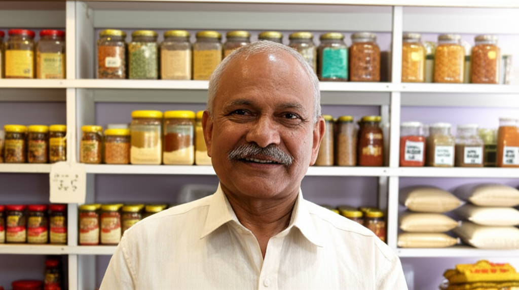 Successful shopkeeper